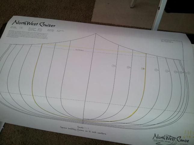 Plans for the NorthWest Cruiser tandem cedar strip canoe 